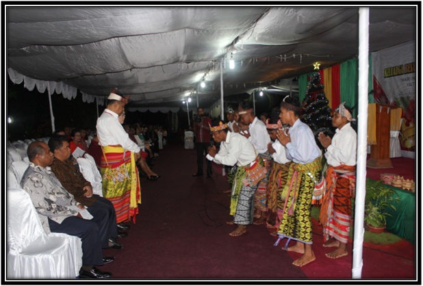 Natoni mahasiswa STAKN kupang